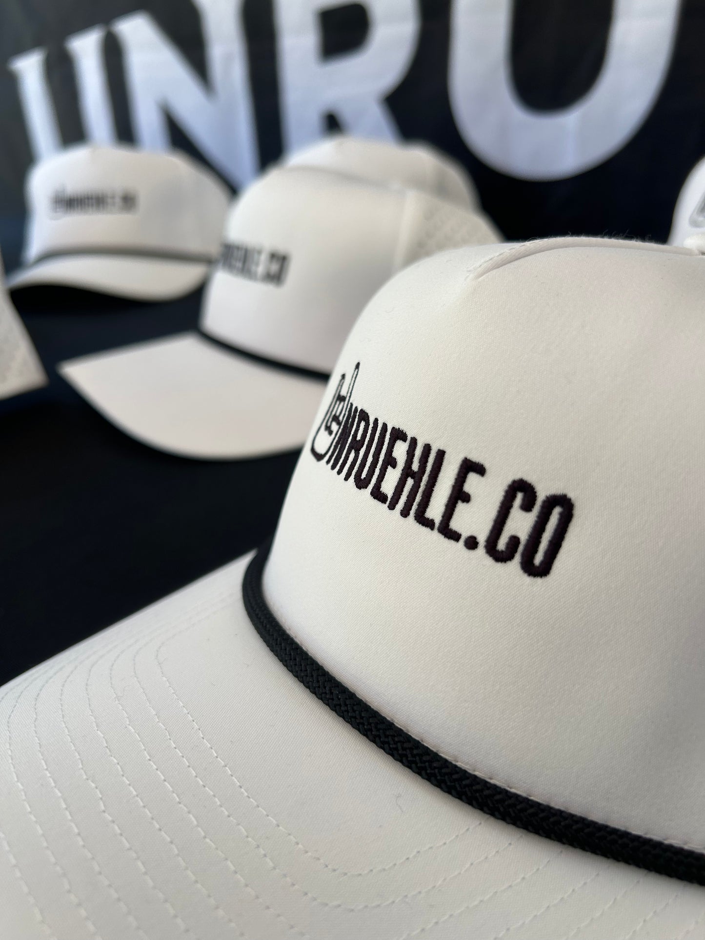 White UNRUEHLE Rope Hat